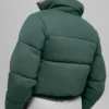 Felpa imbottita - Verde trifoglio