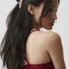 Fermaglio a artiglio anni '90 - Rosso Summer Romance