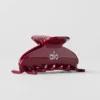 Fermaglio a artiglio anni '90 - Rosso Summer Romance