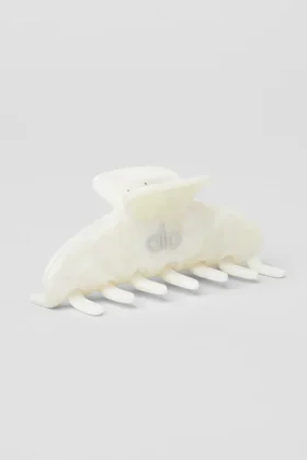 Fermaglio a artiglio anni '90 - White Pearl