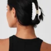 Fermaglio a artiglio anni '90 - White Pearl