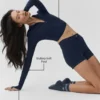 Giacca aderente Alosoft Sincere - Blu navy