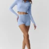 Giacca aderente Alosoft Sincere - Blu Provenza chiaro