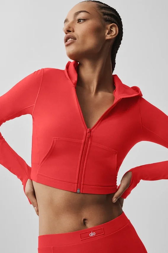 Giacca aderente Alosoft Sincere - Rosso brillante