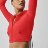 Giacca aderente Alosoft Sincere - Rosso brillante
