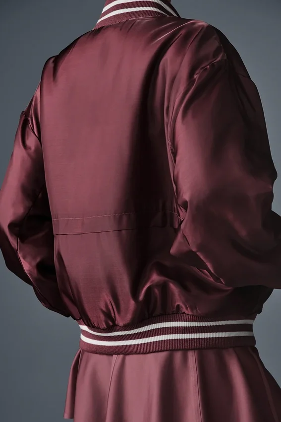 Giacca Afterglow Varsity - Borgogna Tartufo