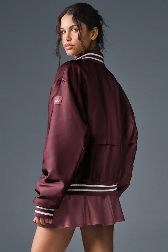 Giacca Afterglow Varsity - Borgogna Tartufo