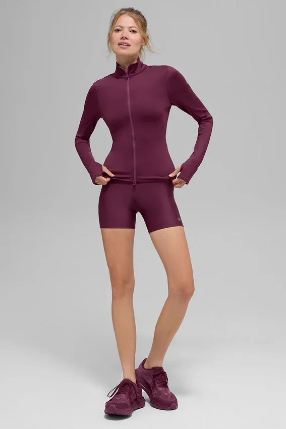 Giacca Airlift Winter Warm Radiant con zip integrale - Borgogna