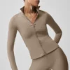 Giacca Airlift Winter Warm Radiant con zip integrale - Gravel