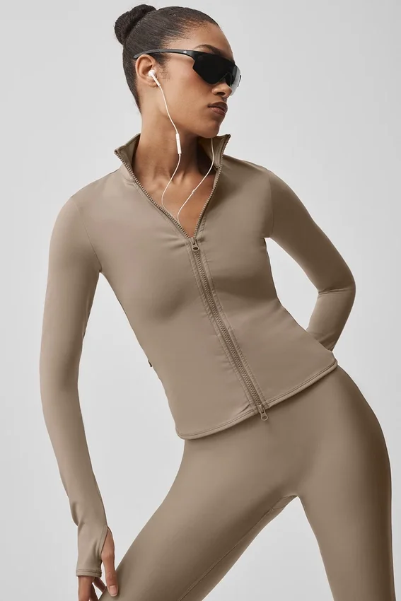 Giacca Airlift Winter Warm Radiant con zip integrale - Gravel