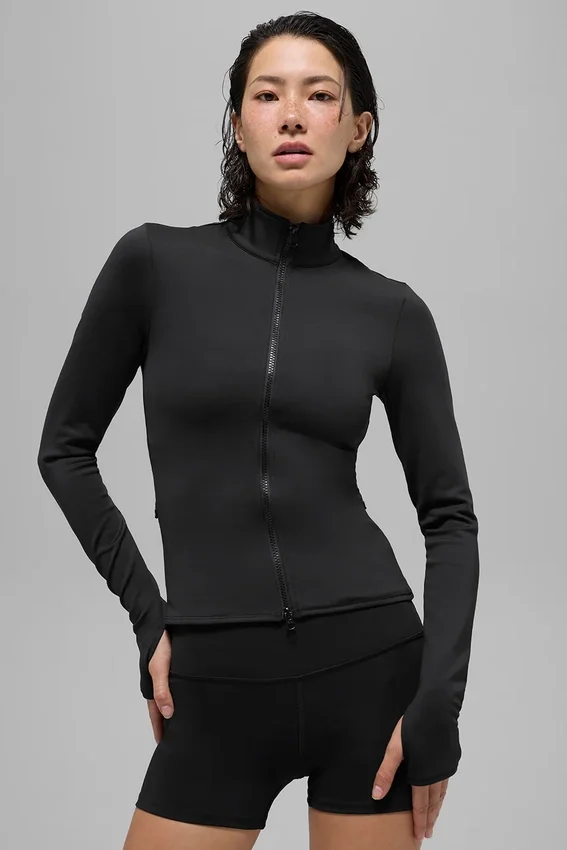 Giacca Airlift Winter Warm Radiant con zip integrale - Nero