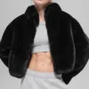 Giacca Allure in pelliccia sintetica - Nero