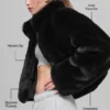 Giacca Allure in pelliccia sintetica - Nero