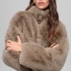 Giacca Allure in pelliccia sintetica - Oat