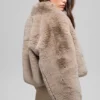 Giacca Allure in pelliccia sintetica - Oat
