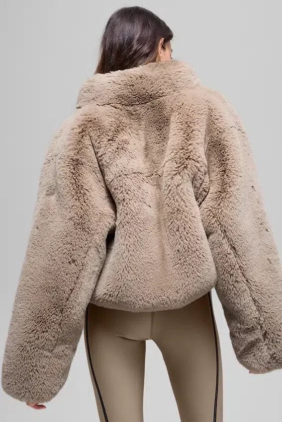 Giacca Allure in pelliccia sintetica - Oat