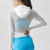 Giacca Alo Softsculpt Superset con zip integrale - Bianco