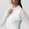 Giacca Alo Softsculpt Superset con zip integrale - Bianco