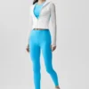 Giacca Alo Softsculpt Superset con zip integrale - Bianco