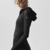 Giacca Alo Softsculpt Superset con zip integrale - Nero