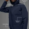 Giacca Alpha Shell - Blu navy