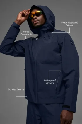 Giacca Alpha Shell – Blu navy