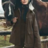 Giacca Barn in twill - Espresso