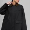 Giacca Barn in twill - Nero/Espresso