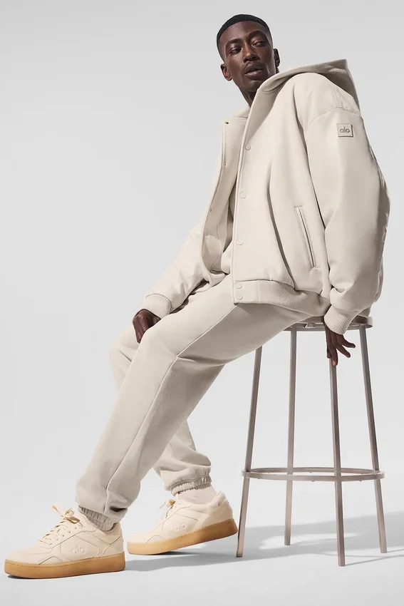 Giacca bomber con cappuccio Select - Colore osso