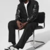 Giacca bomber con cappuccio Select - Nero