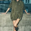 Giacca bomber Work It - Verde oliva