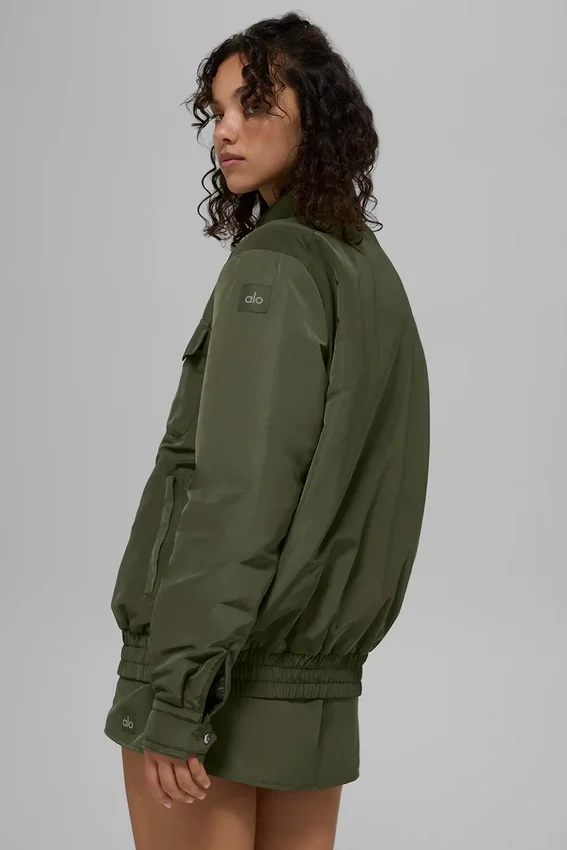 Giacca bomber Work It - Verde oliva
