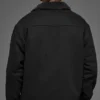 Giacca-camicia in tela - Nero