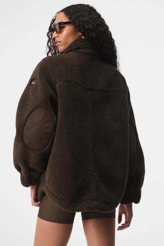 Giacca-camicia Sherpa Edge - Espresso