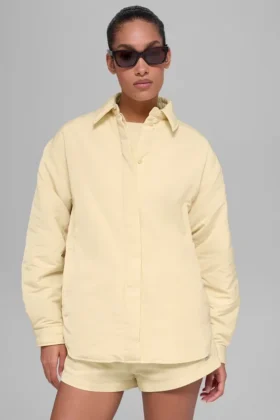 Giacca-camicia Socialite – Giallo candela