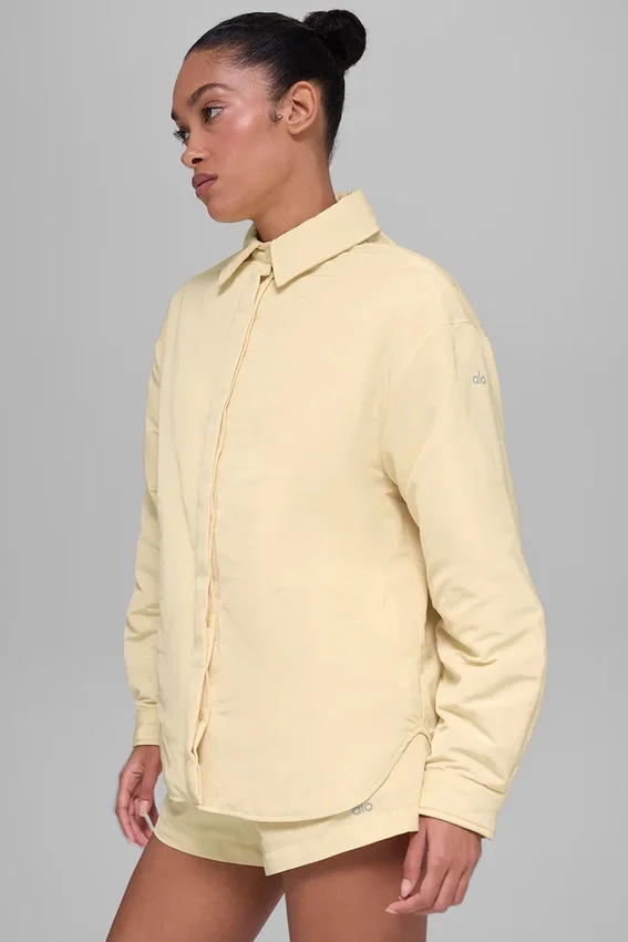 Giacca-camicia Socialite - Giallo candela