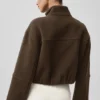 Giacca City Girl in lana double face - Espresso
