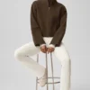 Giacca City Girl in lana double face - Espresso