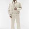 Giacca con zip integrale Linen Days - Colore osso