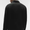 Giacca con zip integrale Linen Days - Nero