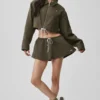 Giacca corta con zip integrale "Fan Favorite" - Verde oliva