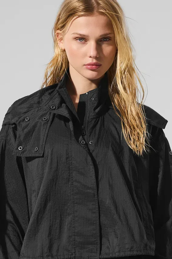 Giacca corta con zip integrale Game Time - Nero