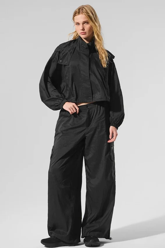 Giacca corta con zip integrale Game Time - Nero