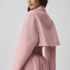 Giacca corta Fan Favorite con zip integrale - Rosa vintage