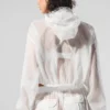 Giacca corta Game Time con zip integrale - Bianca