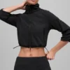 Giacca corta in pile polare Retreat - Nero