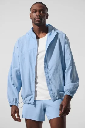 Giacca da allenamento Vantage in nylon ripstop - Blu conchiglia