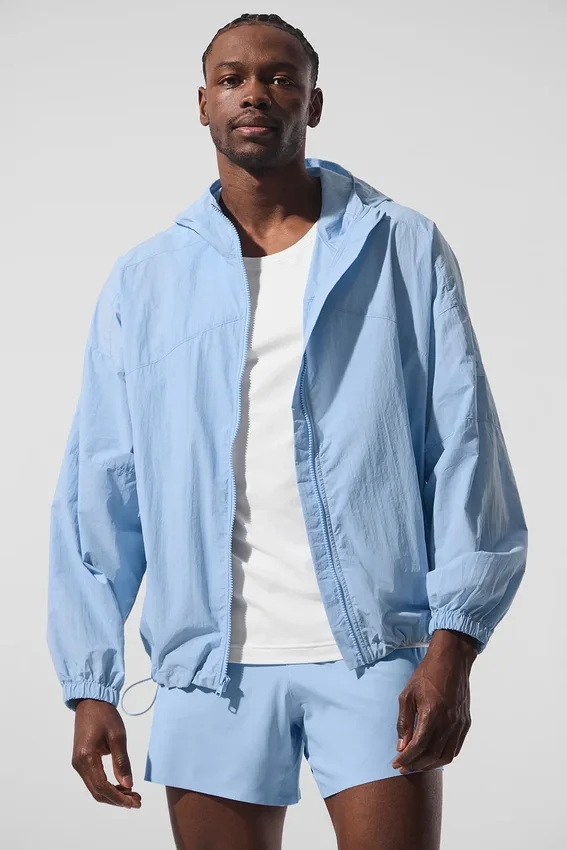 Giacca da allenamento Vantage in nylon ripstop - Blu conchiglia