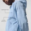 Giacca da allenamento Vantage in nylon ripstop - Blu conchiglia