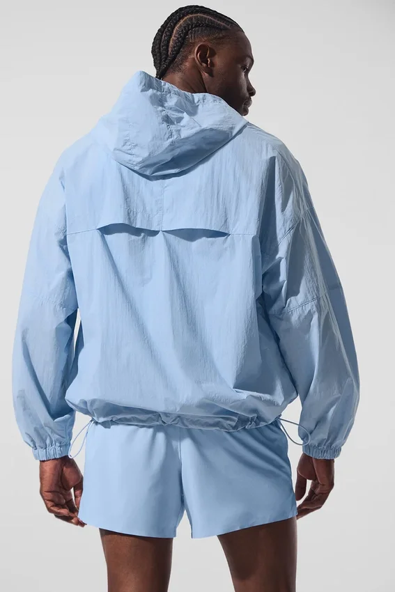 Giacca da allenamento Vantage in nylon ripstop - Blu conchiglia